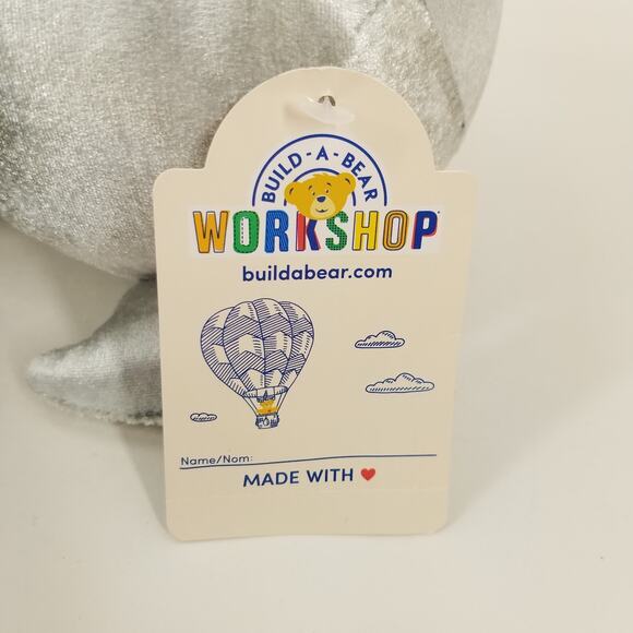 Build A Bear BAB Toothy Shark Plush 2023 Gray Stuffed Animal Great White Toy - Picture 6 of 13